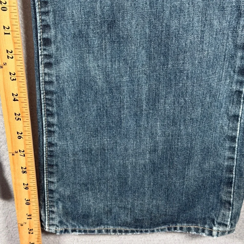 Banana Republic Mens Boot Cut Jeans Blue Medium Wash 36x34 232875-00